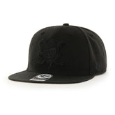 Anaheim Ducks '47 No Shot Captain Snapback Hat - Black - NHL