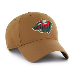 Minnesota Wild Carhartt x '47 MVP Structured Adjustable Hat - Tan - NHL