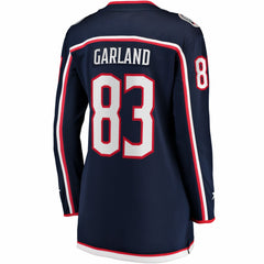 Conor Garland Columbus Blue Jackets Indiana Women's Home Breakaway Jersey - Navy - NHL