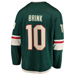 Bobby Brink Minnesota Wild Fanatics Home Breakaway Jersey - Green - NHL
