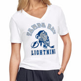 Tampa Bay Lightning Starter Women's Tough Puck T-Shirt - White - NHL