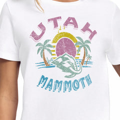 Utah Mammoth Starter Women's Tonal Beach T-Shirt - White - NHL