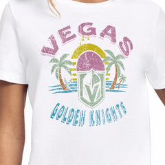 Vegas Golden Knights Starter Women's Tonal Beach T-Shirt - White - NHL