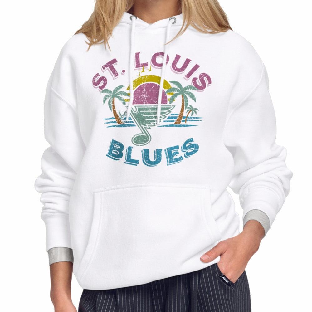 St. Louis Blues Starter Women's Tonal Beach Hoodie - White - NHL