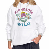 Minnesota Wild Starter Women's Tonal Beach Hoodie - White - NHL