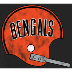 Cincinnati Bengals Throwback Logo Pullover Hoodie Black | NFL