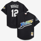 Wade Boggs Tampa Bay Rays Mitchell & Ness Authentic Batting Practice Jersey - MLB