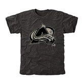 Men's Colorado Avalanche Black Rink Warrior Tri-Blend T-Shirt - NHL