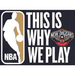 New Orleans Pelicans This Is Why We Play Pullover Hoodie Navy - NBA