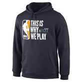 Utah Jazz This Is Why We Play Pullover Hoodie Navy - NBA