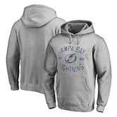 Tampa Bay Lightning Heritage Pullover Hoodie - Ash - NHL