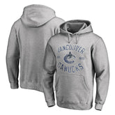 Vancouver Canucks Heritage Pullover Hoodie - Ash - NHL