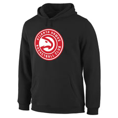 Atlanta Hawks Primary Logo Pullover Hoodie Black - NBA