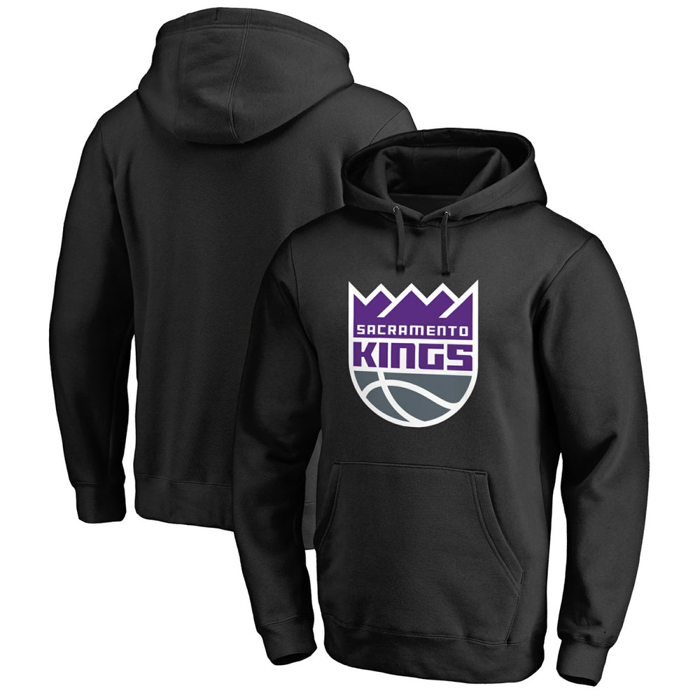 Sacramento Kings Primary Logo Pullover Hoodie Black - NBA