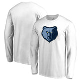 Memphis Grizzlies Primary Logo Long Sleeve T-Shirt White - NBA