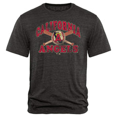 Los Angeles Angels Cooperstown Bats Tri-Blend T-Shirt - MLB