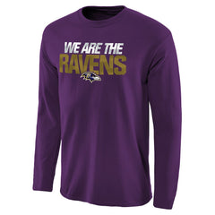 Men's Baltimore Ravens Purple Statement Long Sleeve T-Shirt | NFL