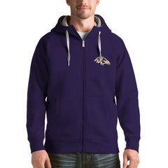 Baltimore Ravens Antigua Victory Full-Zip Hoodie Purple | NFL
