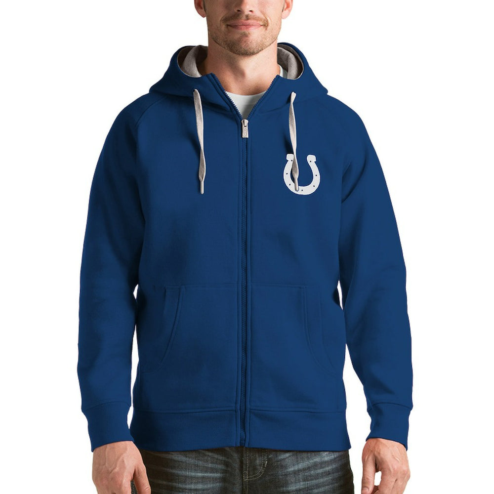 Indianapolis Colts Antigua Victory Full-Zip Hoodie Royal | NFL