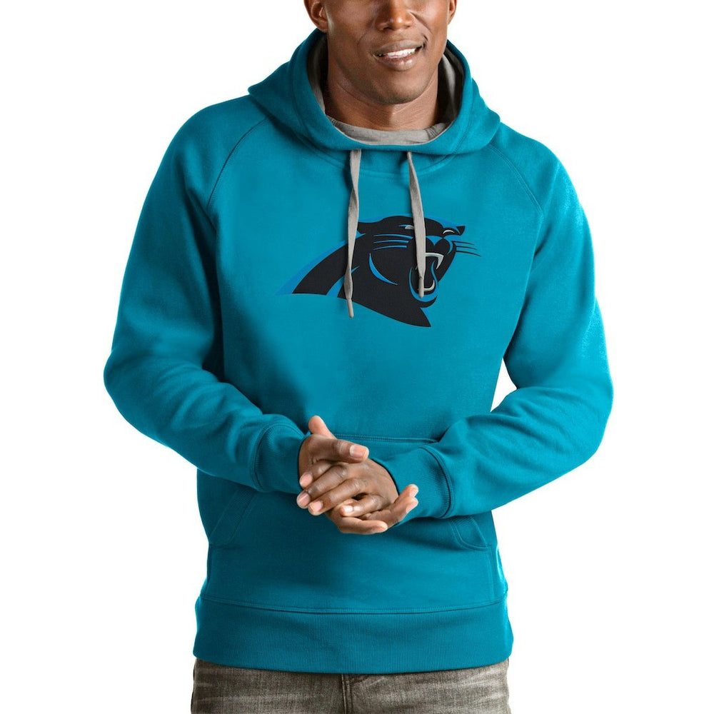 Carolina Panthers Antigua Victory Pullover Hoodie Blue | NFL