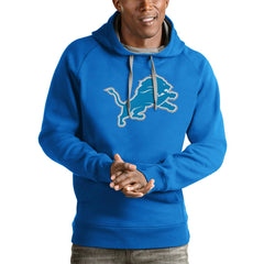 Detroit Lions Antigua Victory Pullover Hoodie Blue | NFL