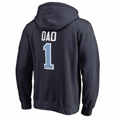 Memphis Grizzlies #1 Dad Pullover Hoodie Navy - NBA