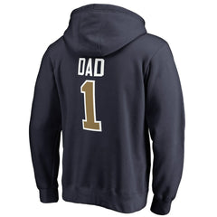 New Orleans Pelicans #1 Dad Pullover Hoodie Navy - NBA