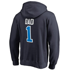 Oklahoma City Thunder #1 Dad Pullover Hoodie Navy - NBA