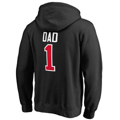 Portland Trail Blazers #1 Dad Pullover Hoodie Black - NBA