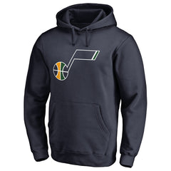 Utah Jazz #1 Dad Pullover Hoodie Navy - NBA