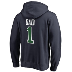 Utah Jazz #1 Dad Pullover Hoodie Navy - NBA
