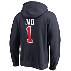 Washington Wizards #1 Dad Pullover Hoodie Navy - NBA