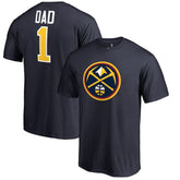 Denver Nuggets #1 Dad T-Shirt Navy - NBA