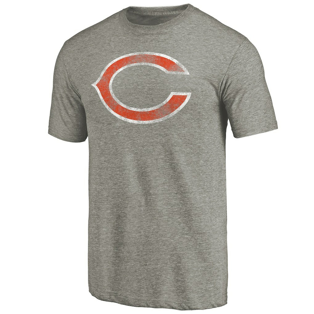 Chicago Bears Distressed Team T-Shirt Ash | NFL
