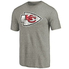 Kansas City Chiefs Distressed Team T-Shirt Ash | NFL