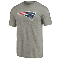 New England Patriots Distressed Team T-Shirt Ash | NFL
