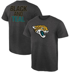 Jacksonville Jaguars Rally Logo T-Shirt Heathered Gray | NFL