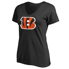Cincinnati Bengals Women's Primary Team Logo T-Shirt Black | NFL