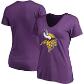 Minnesota Vikings Women's Primary Team Logo T-Shirt Purple | NFL