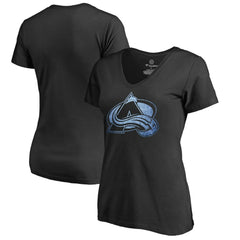 Colorado Avalanche Women's Pond Hockey T-Shirt - Black - NHL