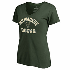 Milwaukee Bucks Women's Overtime T-Shirt Green - NBA