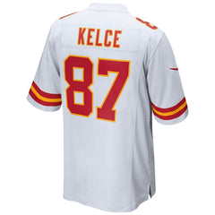 Travis Kelce Kansas City Chiefs Youth Game Jersey White | Nike for Sale