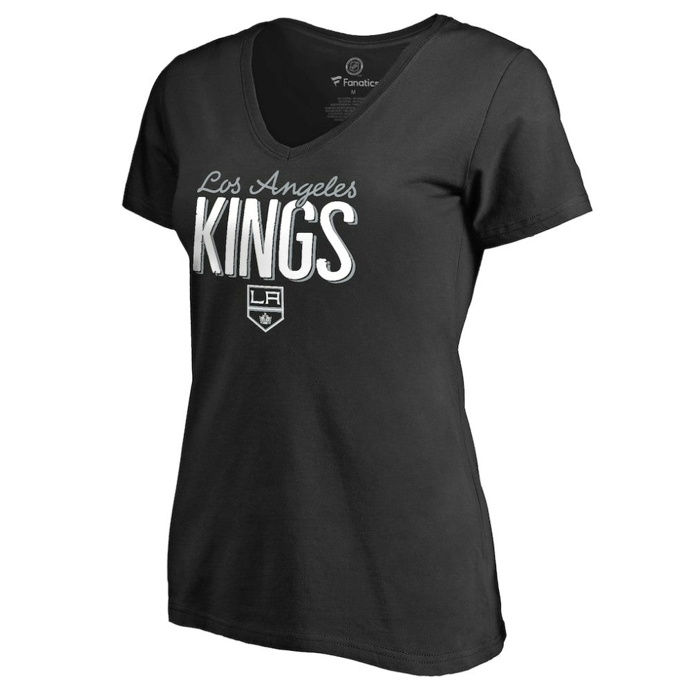 Los Angeles Kings Women's Nostalgia T-Shirt - Black - NHL