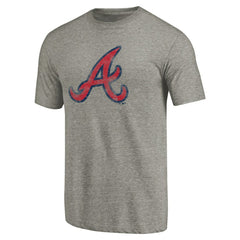 Atlanta Braves Distressed Team 2 Tri-Blend T-Shirt - MLB