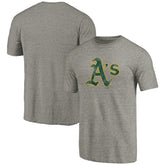 Athletics Distressed Team Tri-Blend T-Shirt - MLB