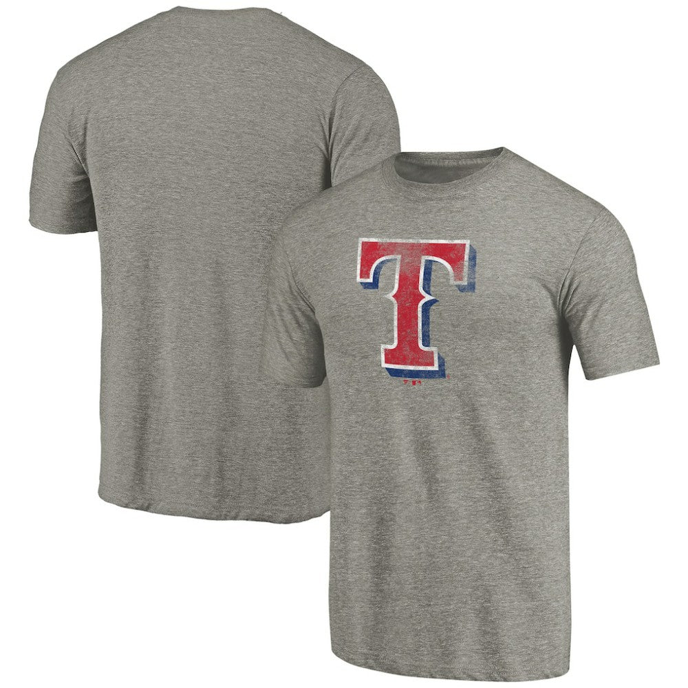 Texas Rangers Distressed Team Tri-Blend T-Shirt - MLB