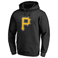 Pittsburgh Pirates Official Logo Fitted Pullover Hoodie - MLB