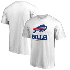 Buffalo Bills Team Lockup 2 T-Shirt White | NFL