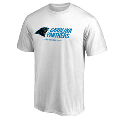 Carolina Panthers Team Lockup T-Shirt White | NFL
