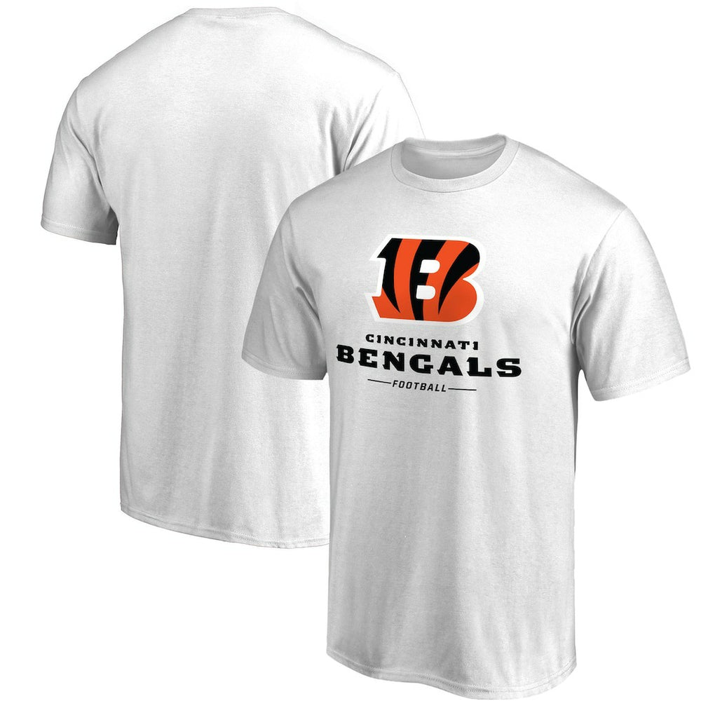 Cincinnati Bengals Team Lockup T-Shirt White | NFL